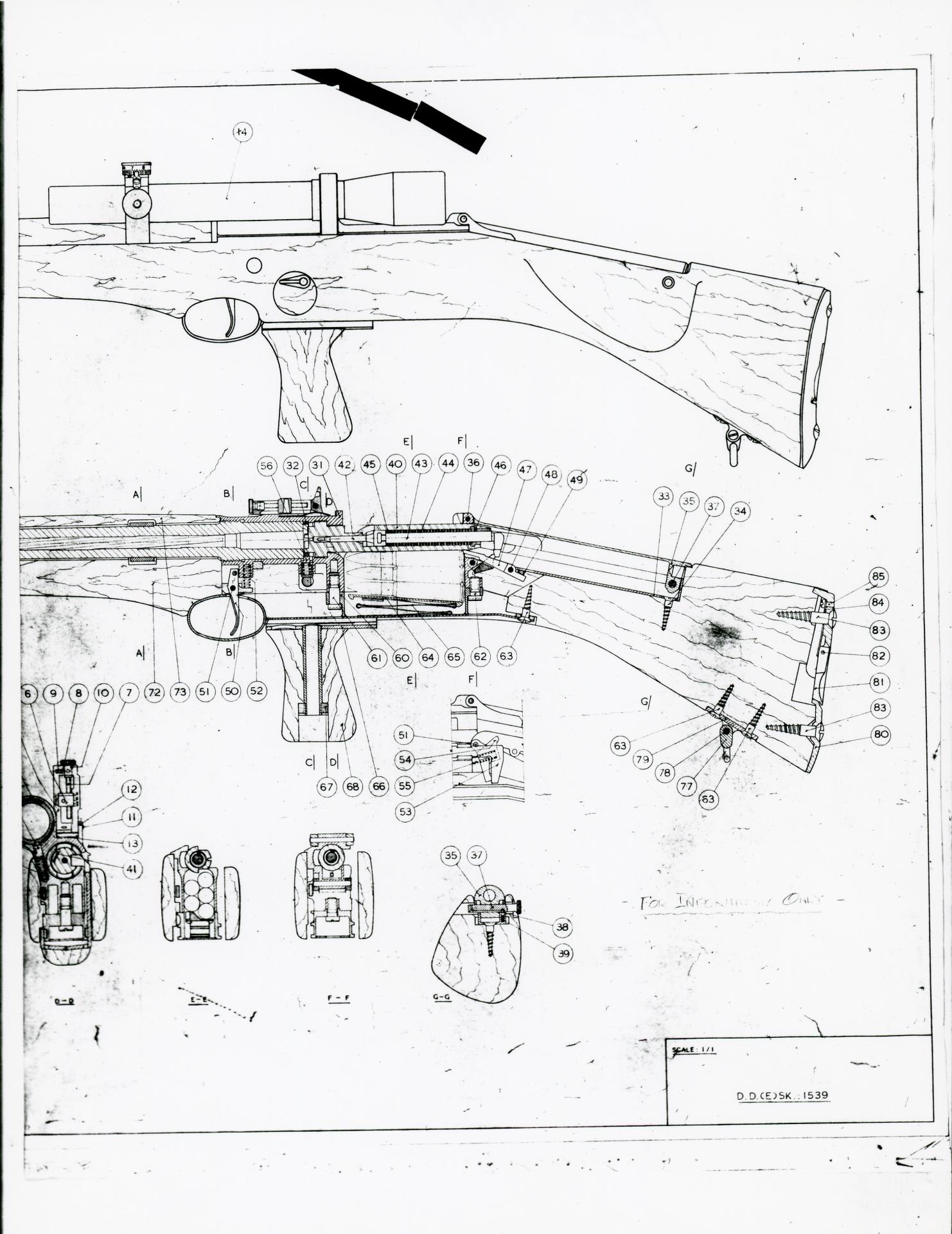 Long Branch 1942 Date RCMP Rifle